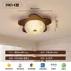 Luminária de Corredor Vintage Estilo Francês com Toque de Luxo, Luminária Retro para Entrada de Hall, Pequena Luminária Decorativa Criativa Estilo Zen Montada no Teto para Varanda