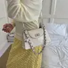 Bolso de Hombro de Cadena con Patrón de Diamantes para Mujer, Nuevo Modelo de Verano 2026, Bolso Pequeño Cuadrado Exquisito y de Alta Gama para el Día a Día, de Hombro Único o Cruzado