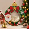 Nuevo kit de pintura de diamantes de Navidad, una manualidad DIY divertida y creativa para niños, con pedrería brillante y pegatinas de diamantes de formas únicas, perfecto como regalo de Año Nuevo transfronterizo