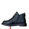 Botas Martin femininas de comércio exterior transfronteiriças, novas botas curtas de outono 2024, botas femininas retrô britânicas de cadarço baixo