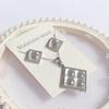 Set de Collar y Pendientes de Acero de Titanio de Alta Calidad, Nuevo Estilo Europeo y Americano, de Venta Caliente Transfronteriza, Joyería de Concha Genuina para Mujer, Precio Especial, Entrega Directa