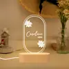 Luz de Noche Personalizada para Habitación de Bebé Etsy Transfronteriza Regalo para Recién Nacido Amazon Patrón Floral Personalizado Regalo