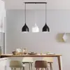 Lámpara LED Moderna Casual para Restaurante Tres Cabezas Barra Comedor Creativa Elegante Araña Loft Iluminación Dormitorio Lámparas