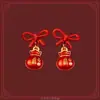 "Lleno de Bendiciones" Bolsa de la Suerte Borla Larga Festiva Roja Pendientes de Año Nuevo 2026 Año del Caballo Pendientes de Estilo Chino para Mujer