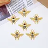 Popular Transfronterizo Aceite Goteando Aleación Abeja Miel Panal Colgante DIY Pulsera Collar Llavero Joyería Accesorios