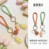 Chaveiro Flor da Riqueza Ouro Puro 999 Shuibei para Casal Pingente para Bolsa de Celular Chave do Carro Pequeno Presente Venda por Atacado