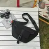 Bolsa Transversal Unissex, Bolsa de Ombro, Casual Cor Sólida Estilo Japonês Esportiva Simples Tendência Bolsa de Peito para Homens, Bolsa para Uso Externo para Mulheres e Casais