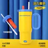 Copo Térmico Gigante de Aço Inoxidável 316 com Alça, Copo de Gelo de Grande Capacidade, Copo Portátil Personalizado para Água Fria para Carro