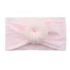 Tocado europeo y americano para bebé, nylon ancho, accesorios para el cabello para niños, bola suave, medias, banda para el cabello, diadema de dona de nylon para bebé