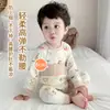 Pijamas para Bebé Ropa Interior Algodón Primavera y Otoño Cintura Alta Protección de Barriga Set Dividido para Recién Nacidos Ropa de Otoño para Bebé Pantalones de Otoño Ropa Básica