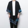 Abrigo de Lino Delgado de Otoño para Hombre, Holgado, Largo Medio, Moderno, Casual, de Algodón y Lino