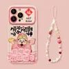 Funda tipo cadena Dios de la Fortuna Adecuada para Funda de Teléfono Apple 17Pm iPhone 15 Silicona Ventana Grande 16 Estilo Chino 18 Cubierta Protectora