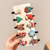 Acessórios de Cabelo de Natal Estilo Floresta Presépio Grampo de Cabelo Orelhas de Galho Fofas para Crianças Acessórios de Tiara Pequenos Grampos Acessórios de Cabelo
