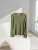 26 Nuevos Estilos de Ropa de Primavera, Camisa Base de Tejido Fino de Tencel Lana Acetato, Top Elástico Ligero y Cómodo 29133