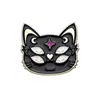 Set de Broches de Gato Negro Estilo Magia Oscura Accesorios de Pines de Dibujos Animados de Pociones Misteriosas Insignias Decorativas Versátiles