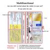 Portapasaportes Transfronterizo Nuevo Portapasaportes Fresco y Sencillo Set de Pasaporte Soporte para Certificado Bolsa Multifuncional para Pasaporte de Viaje