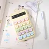 Esquema de colores dopamina, calculadora para estudiantes, portátil, color degradado, pantalla de 10 dígitos, calculadora financiera