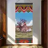 Tíbet Thangka Estatua de Buda Tela Colgante Tela de Pared Tela de Fondo Sala de Estar Pasillo Tapicería de Tela Decoración de Pared Pintura Colgante de Ópera del Tíbet