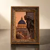 Moldura para Foto Estilo Europeu Retrô Americano Moldura Vazia Mesa 6 polegadas Resina 10 polegadas 16 polegadas Pintura a Óleo Moldura para Pendurar na Parede Qualquer Tamanho
