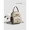 Bolsas de Mujer al por Mayor 2026 Estilo Nuevo Estilo Maillard Marrón Gatito Mini Mochila Bolso de Mano Bolso de Hombro Bolso Cruzado