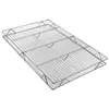 Suporte de Exibição de Carne de Porco em Aço Inoxidável, Rack de Malha de Camada Dupla, Rack de Resfriamento Reforçado, Rede de Resfriamento para Pão e Bolo, Rede para Carne de Porco