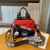 Bolsa de Moda Versátil para Mulheres 2025 Novo Modelo Bolsa Pequena Leve de Tecido Oxford Bolsa de Lona Feminina Bolsa Transversal Casual