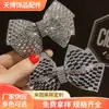 Fivela de Sapato Flor de Sapato Acessórios Laço Acessórios DIY Material Strass Laço Anel de Cabelo Acessórios de Roupa