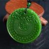 Xinjiang Material Flexível Estrangeiro Pingente Saco da Sorte Marca Pixiu Jade Jaspe Verde Espinafre Guanyin Buda Marca Dragão Pingente Peixe Dourado