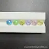 Pedras Strass para Unhas Corte Fogos de Artifício Zircônia Redonda Formato Crisântemo Pedras Soltas Artificiais Venda por Atacado