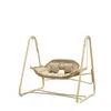 Silla Mecedora para Patio Exterior, Sillón de Jardín para Villa, Silla Hamaca Doble de Balcón de Moda, Silla Mecedora Doble para Exterior