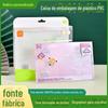 Caixa de Embalagem de PVC Embalagem de Roupa Íntima Feminina Caixa Transparente de Cor PET Caixa de PP Suprimentos Cosméticos Caixa Plástica Dobrável