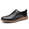 Zapatos Casuales Planos para Hombre de Primavera y Otoño, Slip-on para Hombre, Zapatos de Cuero para Hombre, Zapatos Casuales Antideslizantes, Zapatos para Conducir para Hombre