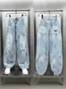 Jeans Modernos con Salpicaduras de Tinta Estilo Graffiti para Hombre, Nuevos para Verano 2026, Pantalones Largos Holgados Rectos de Pierna Ancha, Juveniles y Elegantes