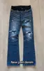Jeans acampanados retro punk, lavados y desgastados, estilo ins de alta costura, nuevo modelo transfronterizo europeo y americano 2026, unisex