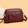 Bolso Popular Multicapa Transfronterizo para Mujer 2025 Nuevo Primavera y Verano Mini Ligero Moderno de un Solo Hombro Cruzado con Cremallera Pequeño