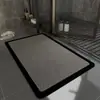 Tapete de Entrada para Suelo de Tierra de Diatomeas con Forma de Nube Transfronterizo, Absorbente de Agua, Secado Rápido, Antideslizante, Resistente a la Suciedad, Fácil de Cuidar