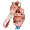 Chaveiro Pingente Flor de Cerejeira Menina Atacado Casal Bolsa Boneca Joias Barraca Feira Noturna Atacado Pequenos Presentes