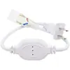 Tira de Luces LED Enchufe de 220V Rectificador Tricolor Colorida Cambia de Color Controlador RGB Conector de Tira de Luces Driver de Alimentación
