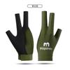 Guantes de Billar Profesionales Snooker para Hombre Tres Dedos Dedo Completo Seda de Hielo Transpirables Antideslizantes Mano Izquierda Individual Guantes de Pool para Mujer