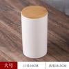 Cross-border Cerâmica Armazenamento Jar Candy Chá Armazenamento Frasco de café Round Candle Jar Cozinha Grão grosso Tempero Jar selado