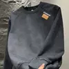 Sudadera Tie-Dye Nueva de Moda Otoño e Invierno para Hombre Top de Moda Manga Larga Versátil Casual Cuello Redondo Sudadera sin Capucha