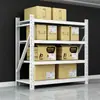 Prateleira de Armazenamento Resistente Multi-Camadas Casa Garagem Prateleira de Armazenamento Multifuncional Prateleira de Aço Usado Frete Grátis