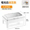 Estufa de buffet de acero inoxidable con tapa abatible hidráulica, estufa de buffet visible, calentador de alimentos eléctrico para restaurantes de buffet de hotel