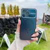 Funda Magnética para Teléfono con Ventana Grande Láser Adecuada para Apple 17 Pro Max con Bordes Suaves Electrochapados, Cobertura Completa para 16/15, y Protección de Lente para 11