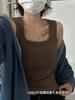 Chaleco Térmico Cepillado de Rayón 8903 # Otoño e Invierno Cálido Cepillado Base para Espalda para Mujer para Usar por Dentro y por Fuera con Tirantes Anchos y Cuello Redondo