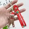 Llavero Navideño Transfronterizo Colgante Caja Sorpresa Papá Noel Muñeco de Nieve Árbol de Navidad Llavero Navideño Colgante Pequeño