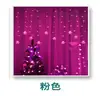 Luces de Cortina de Copos de Nieve LED Luces de Barra de Hielo Luces Decorativas Navideñas Solares Decoración Festiva Faroles de Cono de Hielo Faroles Festivos