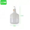 Mercado nocturno LED bombilla doméstica recargable brillante de bajo consumo luz de emergencia luz para puesto de mercado nocturno inalámbrico para exteriores