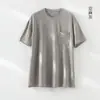 Conjunto de Lino Estilo New Old Money, Ropa Casual de Verano para Casa, Top de Manga Corta, Pantalones Casuales Sueltos Delgados, Una Pieza Envío Directo