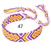Popular en Europa y América: Pulseras Tejidas Arcoíris Hechas a Mano en Estilo Étnico Nepalí, Venta al por Mayor de Joyería